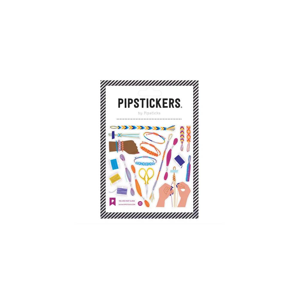 Pipsticks, Stickers, Art & School, 4"x4", You are Knot Alone, 768076